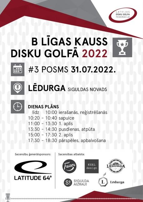 B līga 3.posms LĒDURGA B līga 3.posms LĒDURGA