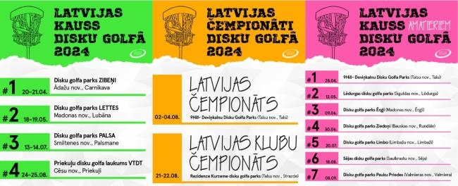 LDGF sacensību kalendārs 2024 LDGF sacensību kalendārs 2024